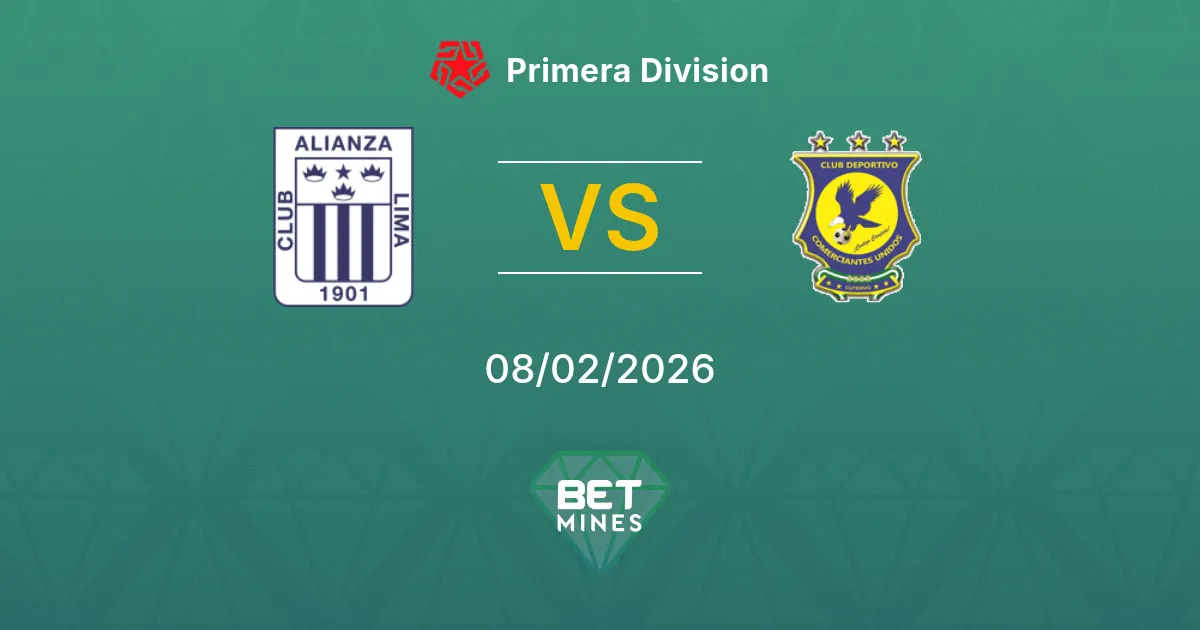 Alianza Lima vs Comerciantes Unidos Prediction: Match Preview and Analysis | Primera Division 08-02-2026