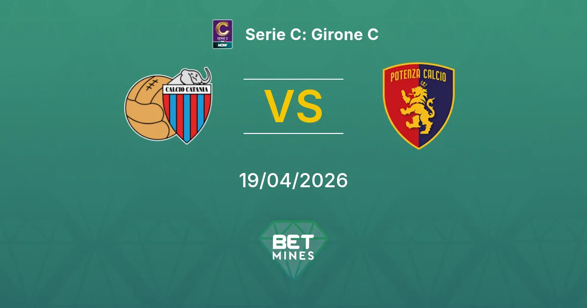 Catania vs Potenza Calcio Pronostico: Anteprima e Analisi della Partita | Serie C: Girone C 19-04-2026