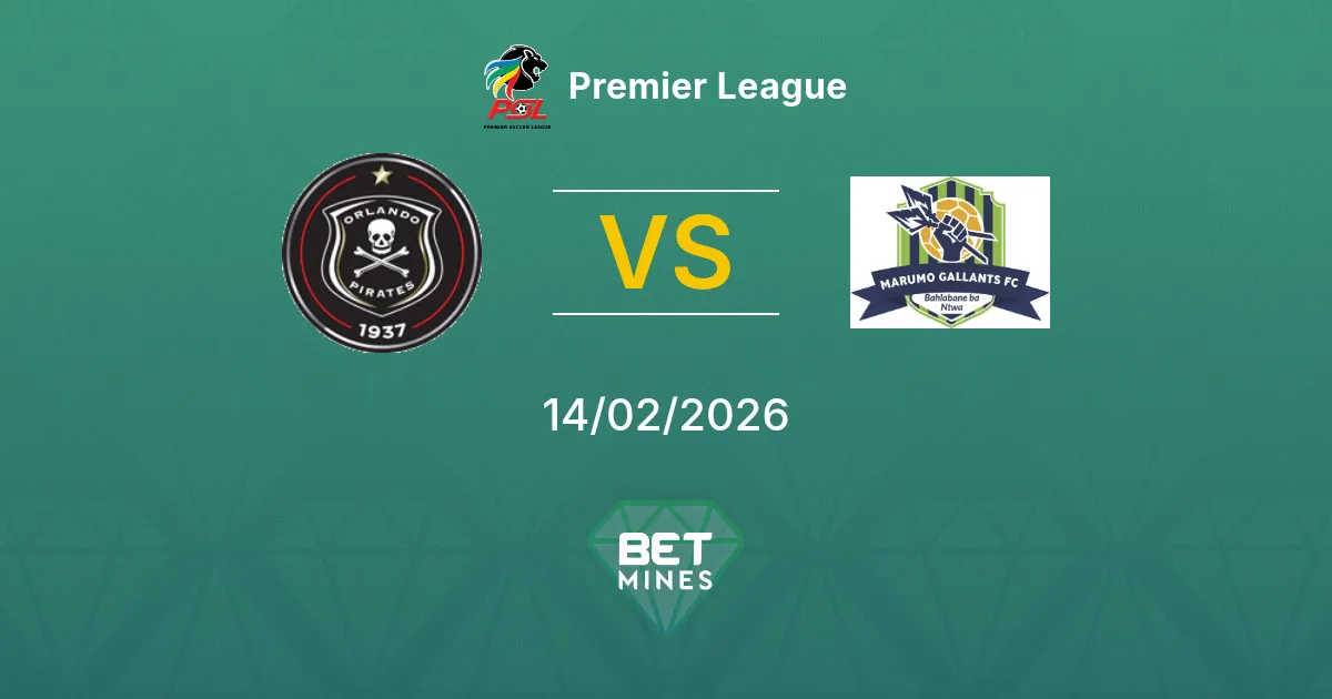 Orlando Pirates vs Marumo Gallants FC Prediction: Match Preview and Analysis | Premier League 14-02-2026