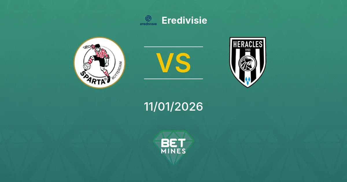 Sparta Rotterdam vs Heracles Almelo Pronostico: Anteprima e Analisi della Partita | Eredivisie 11-01-2026