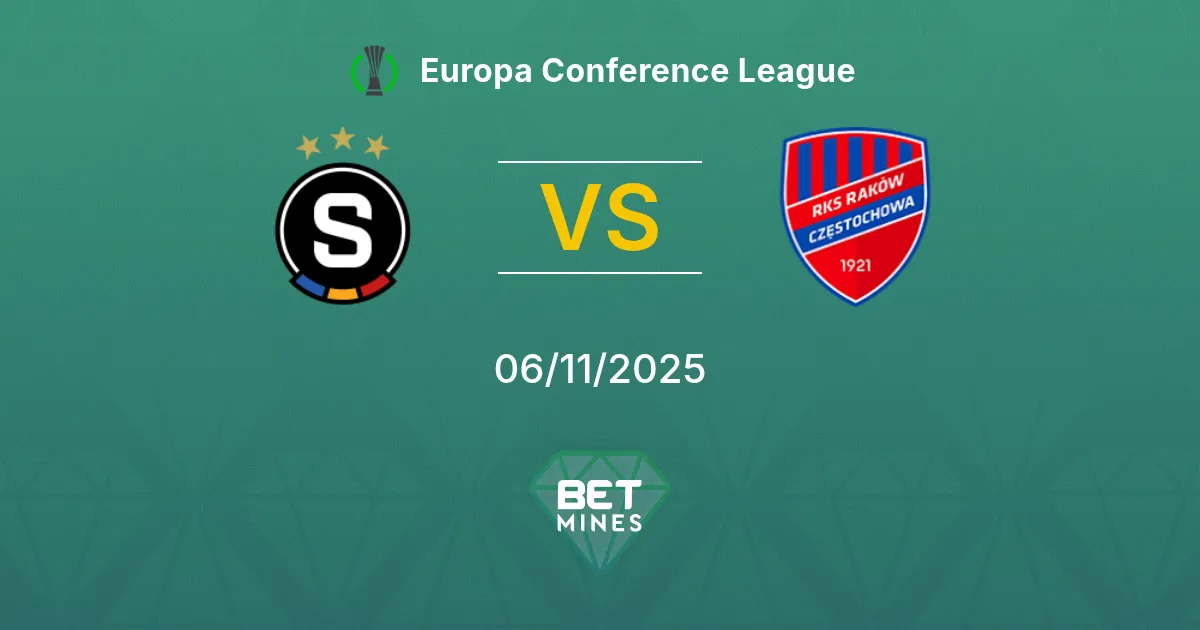 Sparta Praha vs Raków Częstochowa Prediction: Match Preview and Analysis | Europa Conference League 06-11-2025