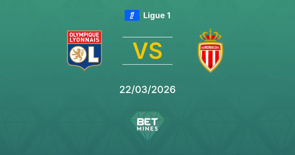 Olympique Lione vs Monaco Pronostico: Anteprima e Analisi della Partita | Ligue 1 22-03-2026