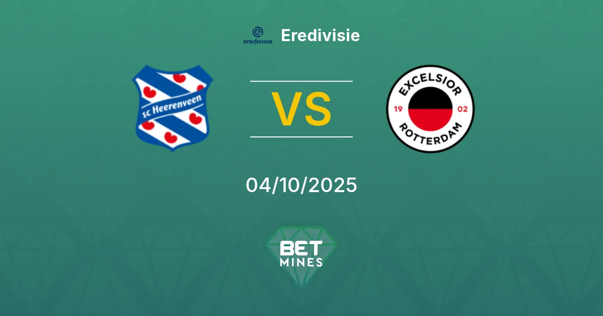 SC Heerenveen vs Excelsior Pronostico: Anteprima e Analisi della Partita | Eredivisie 04-10-2025