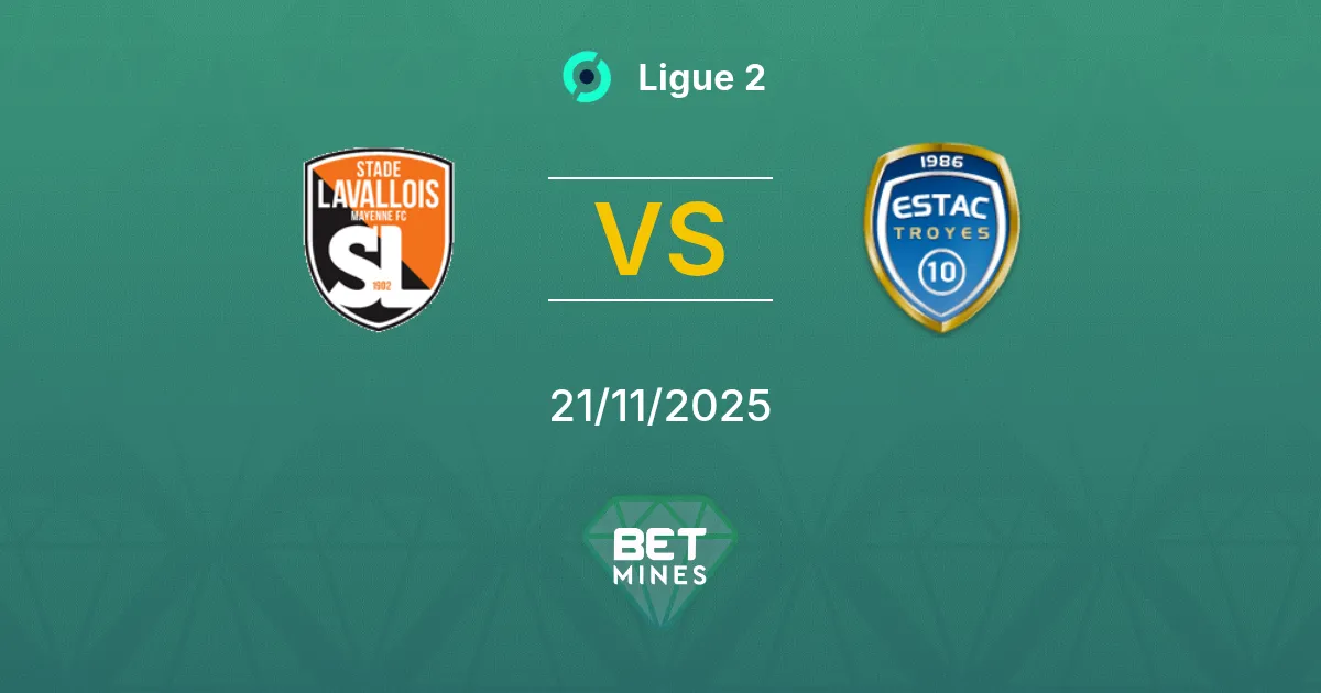Laval vs Troyes Pronóstico: Previa y Análisis del Partido | Ligue 2 21-11-2025