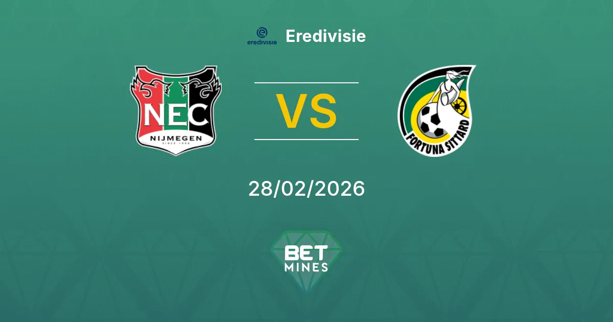NEC Nijmegen vs Fortuna Sittard Pronostic : Aperçu et Analyse du Match | Eredivisie 28-02-2026