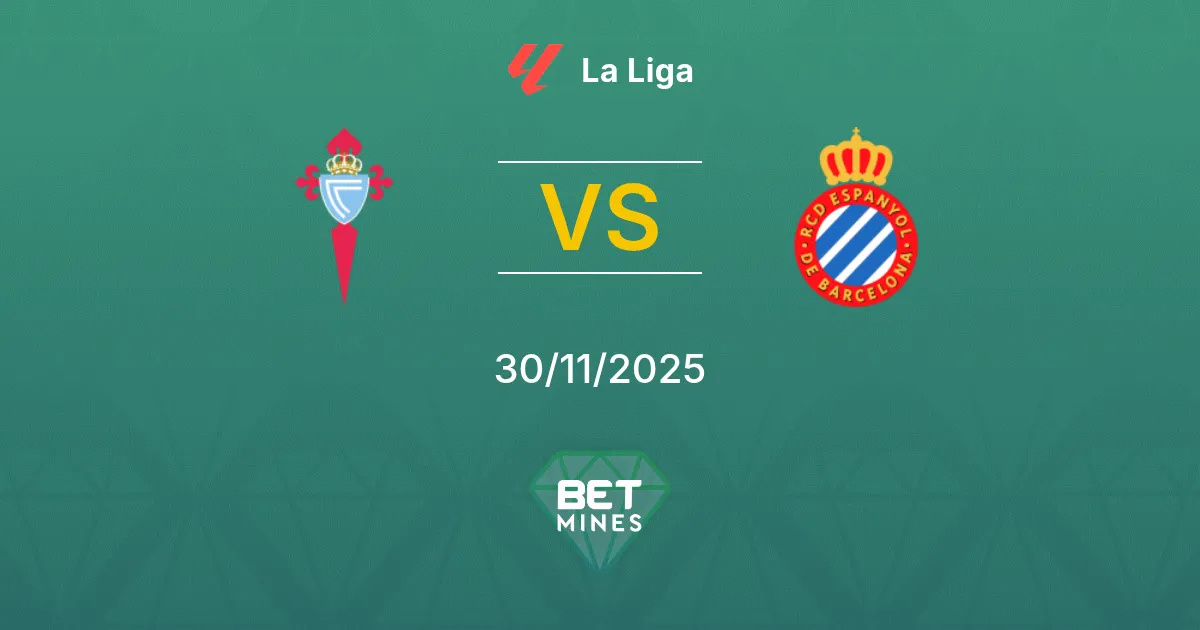 Celta de Vigo vs Espanyol Prediction: Match Preview and Analysis | La Liga 30-11-2025