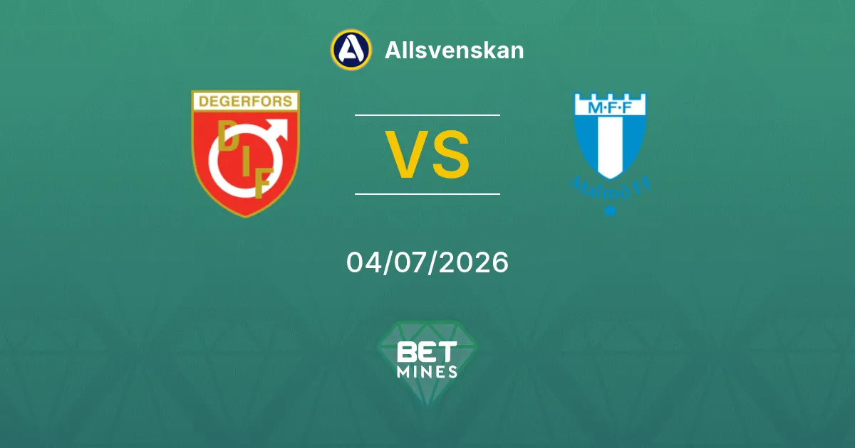 Degerfors vs Malmö FF Pronostico: Anteprima e Analisi della Partita | Allsvenskan 04-07-2026