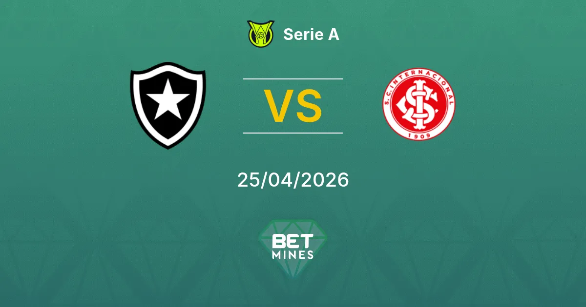 Botafogo vs Internacional Pronostico: Anteprima e Analisi della Partita | Serie A 25-04-2026