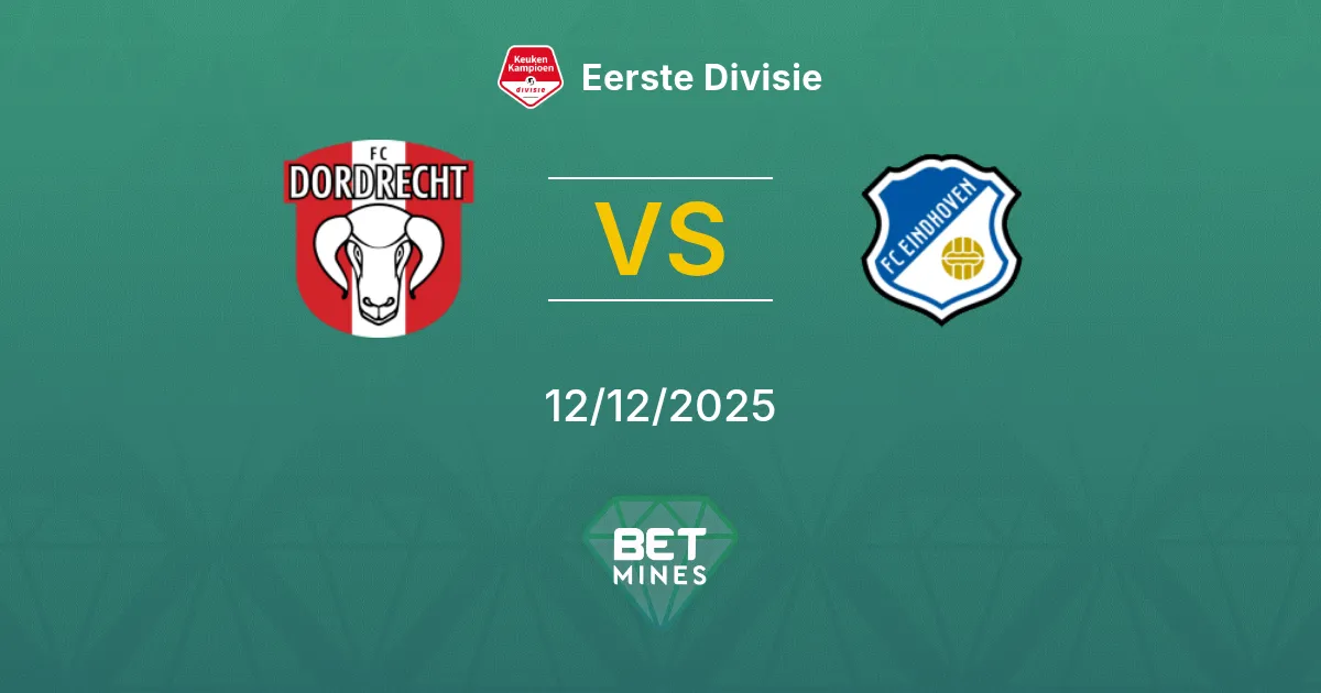 FC Dordrecht vs FC Eindhoven Pronostico: Anteprima e Analisi della Partita | Eerste Divisie 12-12-2025