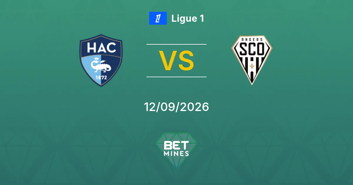 Pronostic Le Havre vs Angers SCO : Aperçu et Analyse du Match | Ligue 1 12-09-2026