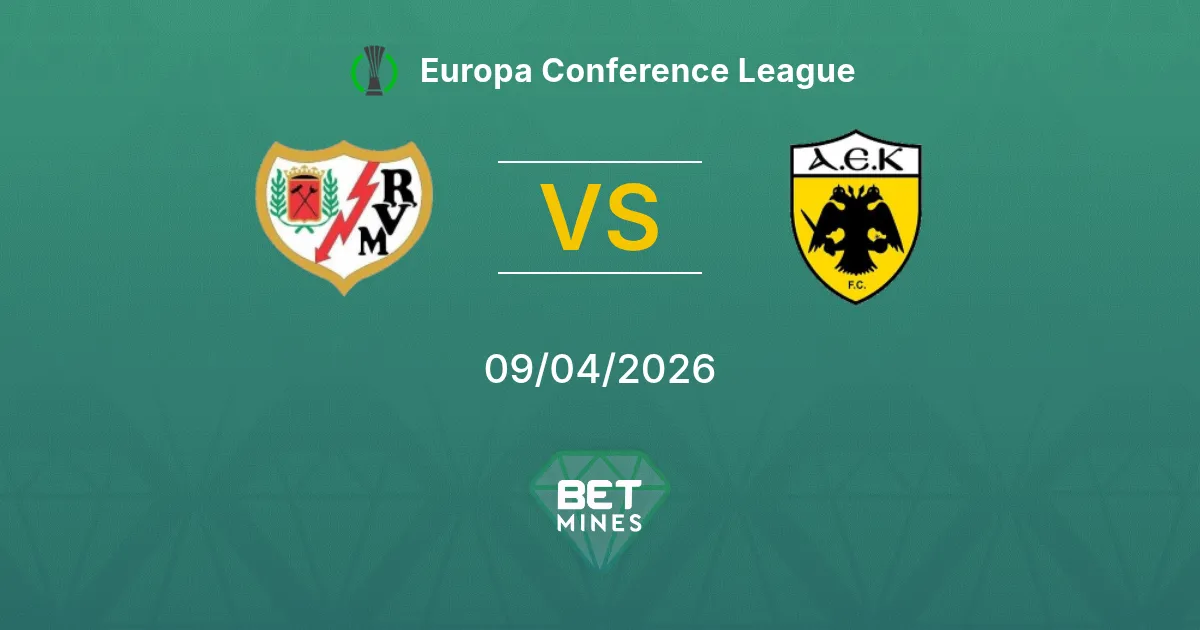 Rayo Vallecano vs AEK Atenas Pronóstico: Previa y Análisis del Partido | Europa Conference League 09-04-2026
