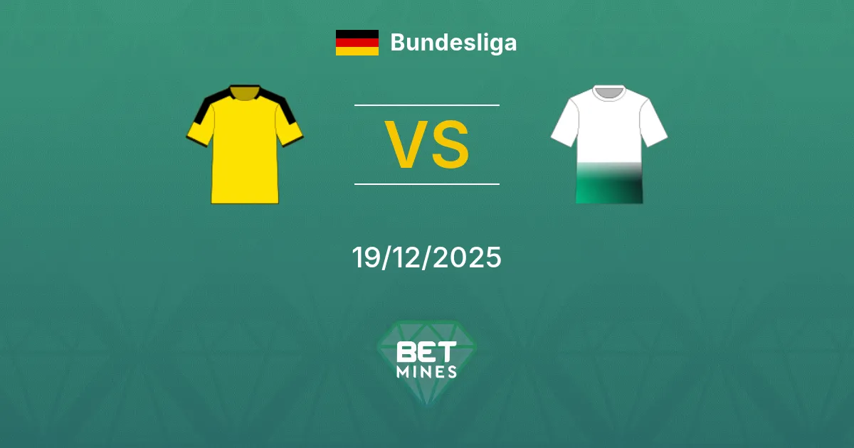 Borussia Dortmund vs Borussia Mönchengladbach Pronostico: Anteprima e Analisi della Partita | Bundesliga 19-12-2025