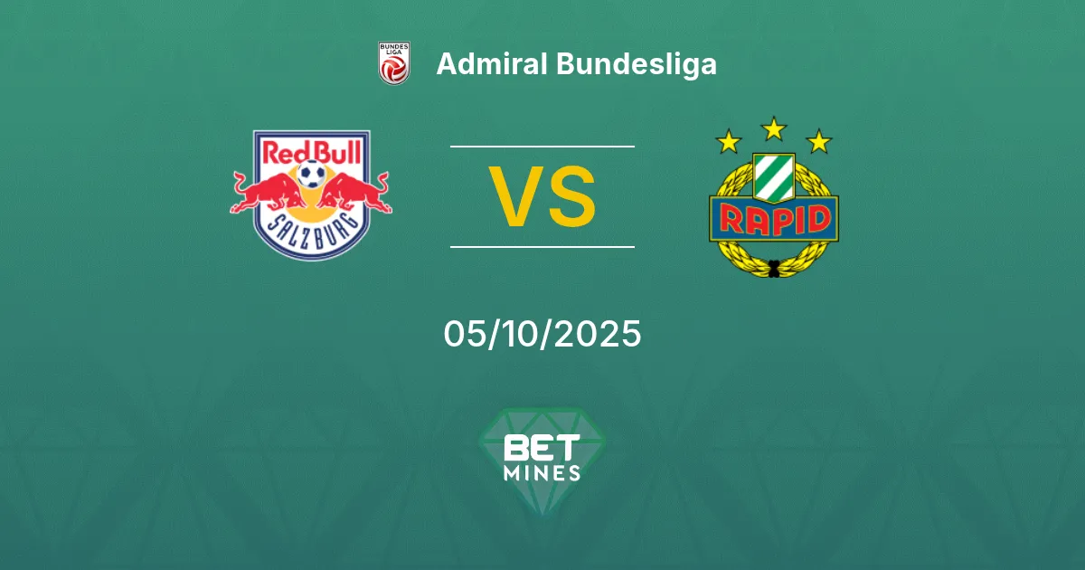 Salzburg vs SK Rapid Pronostico: Anteprima e Analisi della Partita | Admiral Bundesliga 05-10-2025