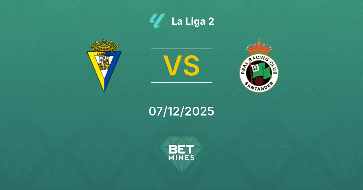 Cádiz vs Racing Santander