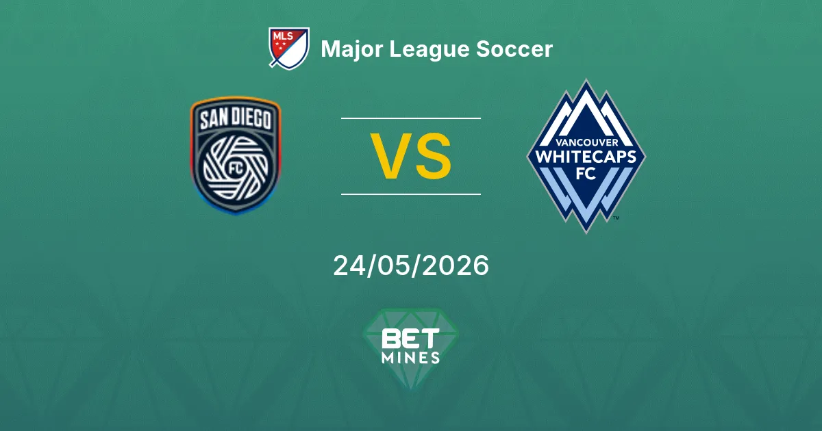 San Diego x Vancouver Whitecaps Palpite: Prévia e Análise da Partida | Major League Soccer 24-05-2026