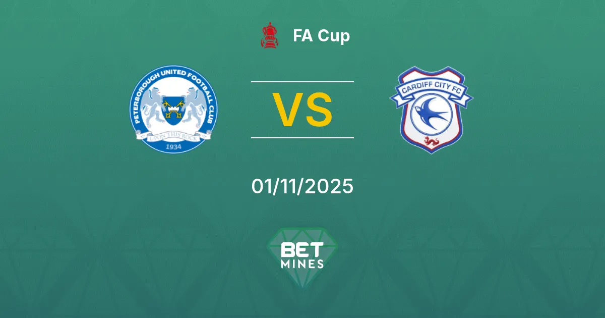 Peterborough United vs Cardiff City Pronostico: Anteprima e Analisi della Partita | FA Cup 01-11-2025