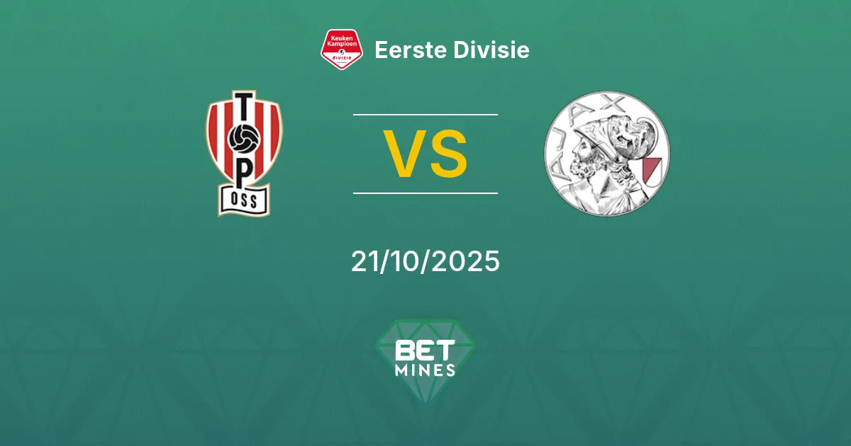 TOP Oss vs Jong Ajax Pronostico: Anteprima e Analisi della Partita | Eerste Divisie 21-10-2025