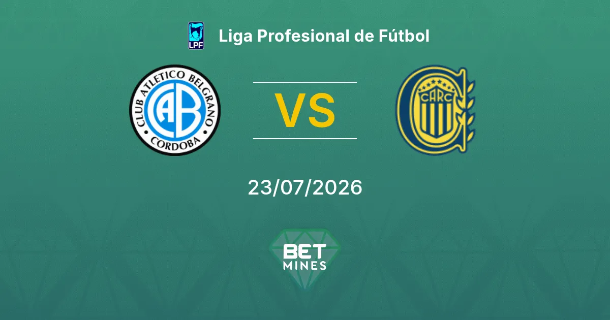 Belgrano x Rosario Central Palpite: Prévia e Análise do Jogo | Liga Profesional de Fútbol 23-07-2026