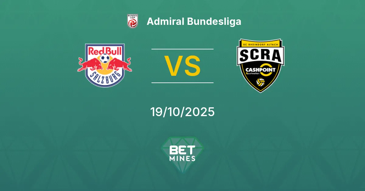 Salzburg vs Rheindorf Altach Pronostico: Anteprima e Analisi della Partita | Admiral Bundesliga 19-10-2025