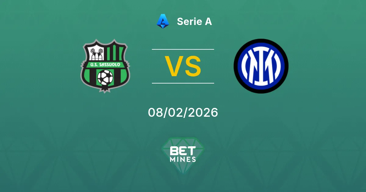 Sassuolo vs Inter Prediction: Match Preview and Analysis | Serie A 08-02-2026