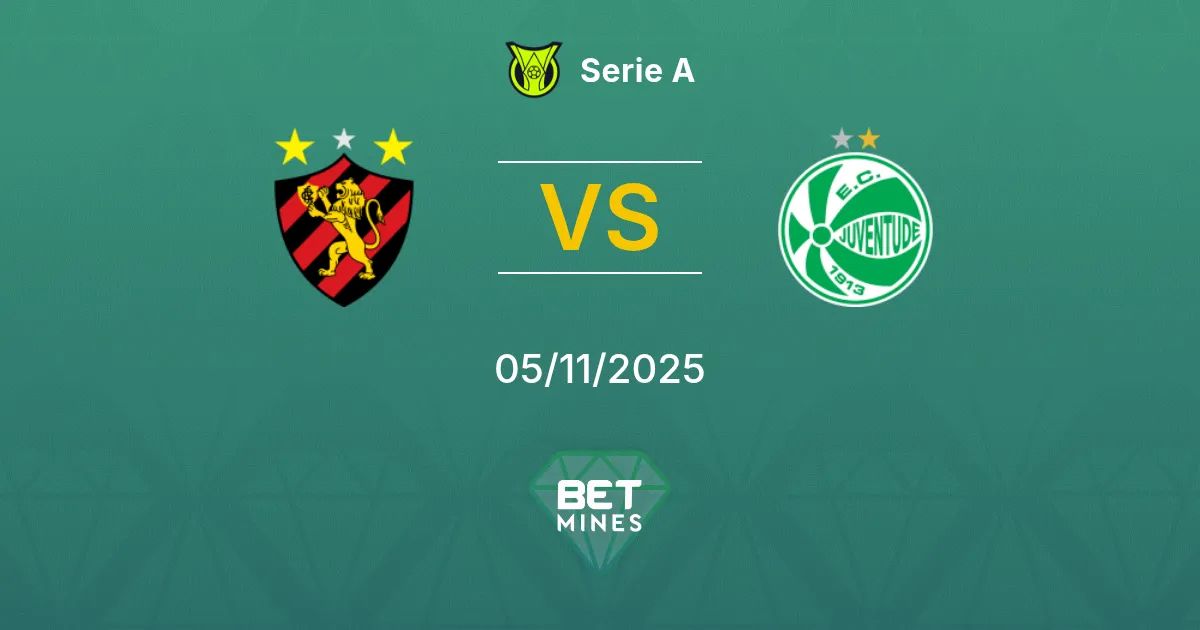 Sport Recife vs Juventude Prediction: Match Preview and Analysis | Serie A 05-11-2025