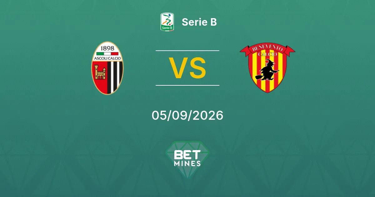 Pronostico Ascoli vs Benevento: Anteprima e Analisi della Partita | Serie B 05-09-2026