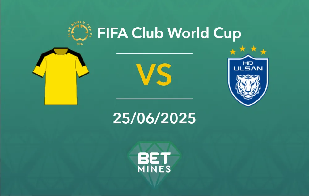 Borussia Dortmund vs Ulsan HD Prediction: Match Preview and Analysis | FIFA Club World Cup – Group F, Matchday 3