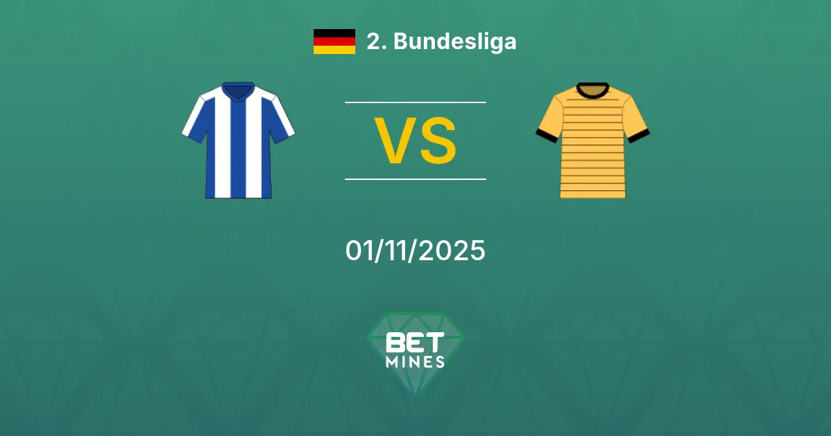Hertha BSC vs Dynamo Dresden Prediction: Match Preview and Analysis | 2. Bundesliga 01-11-2025