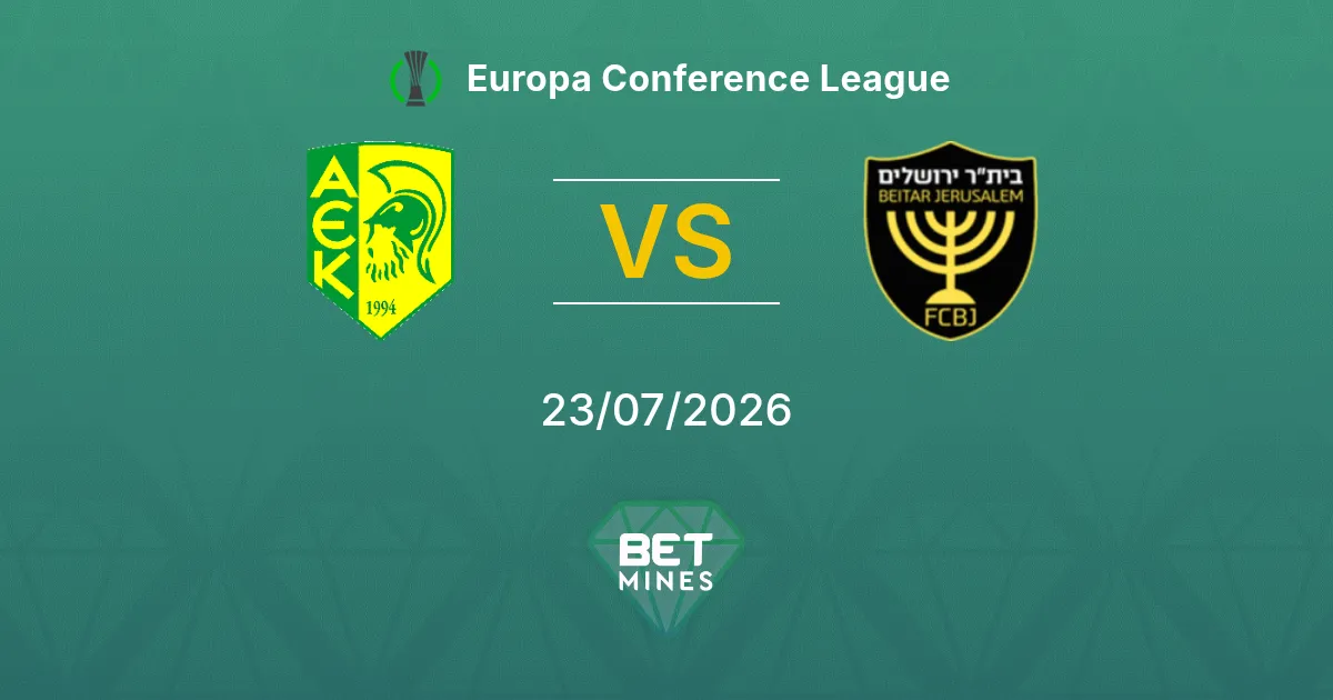 AEK Larnaca vs Beitar Jerusalem Prediction: Match Preview and Analysis | Europa Conference League 23-07-2026