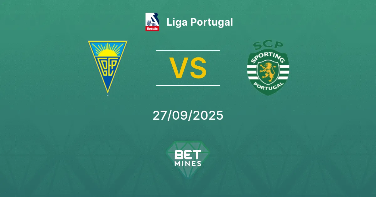Estoril vs Sporting CP Pronostic : Analyse et Aperçu du Match | Liga Portugal 27-09-2025