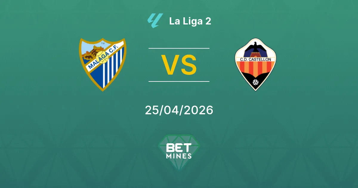 Málaga vs Castellón Pronostico: Analisi e Anteprima | La Liga 2 25-04-2026