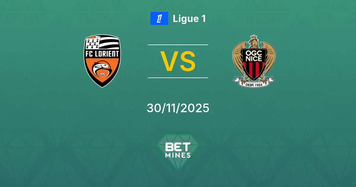Lorient vs Nice Prediction: Match Preview and Analysis | Ligue 1 30-11-2025