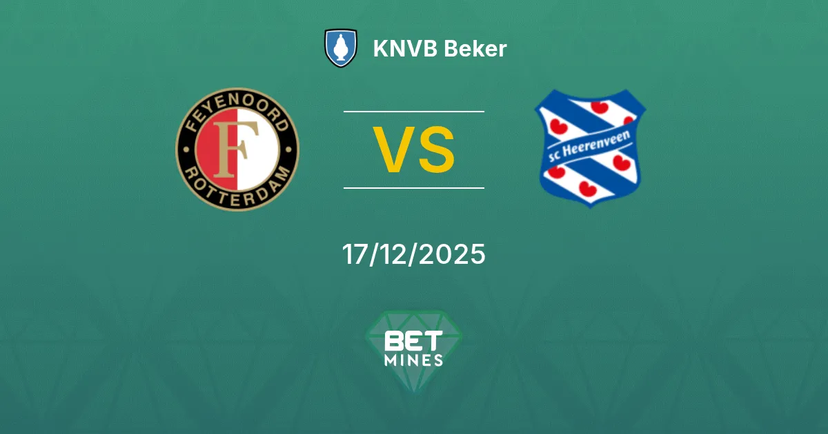 Feyenoord vs SC Heerenveen Pronostico: Anteprima e Analisi della Partita | KNVB Beker 17-12-2025