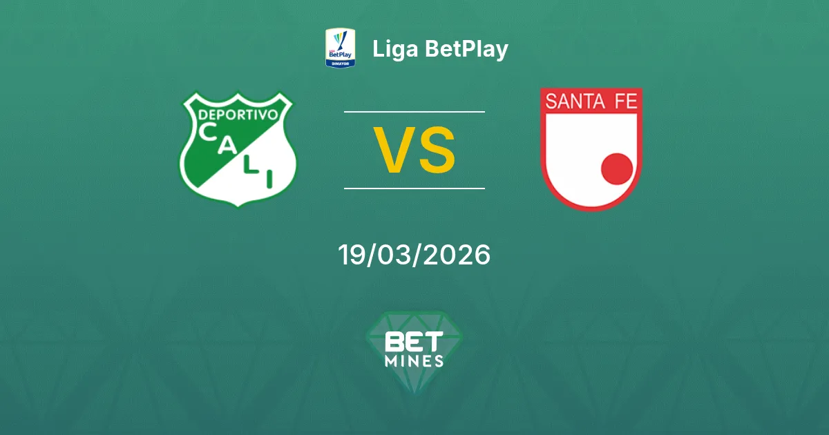 Deportivo Cali vs Santa Fe Prediction: Match Preview and Analysis | Liga BetPlay 19-03-2026