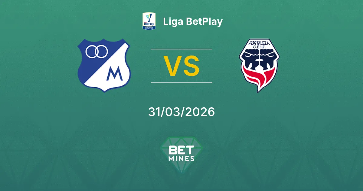 Millonarios vs Fortaleza CEIF