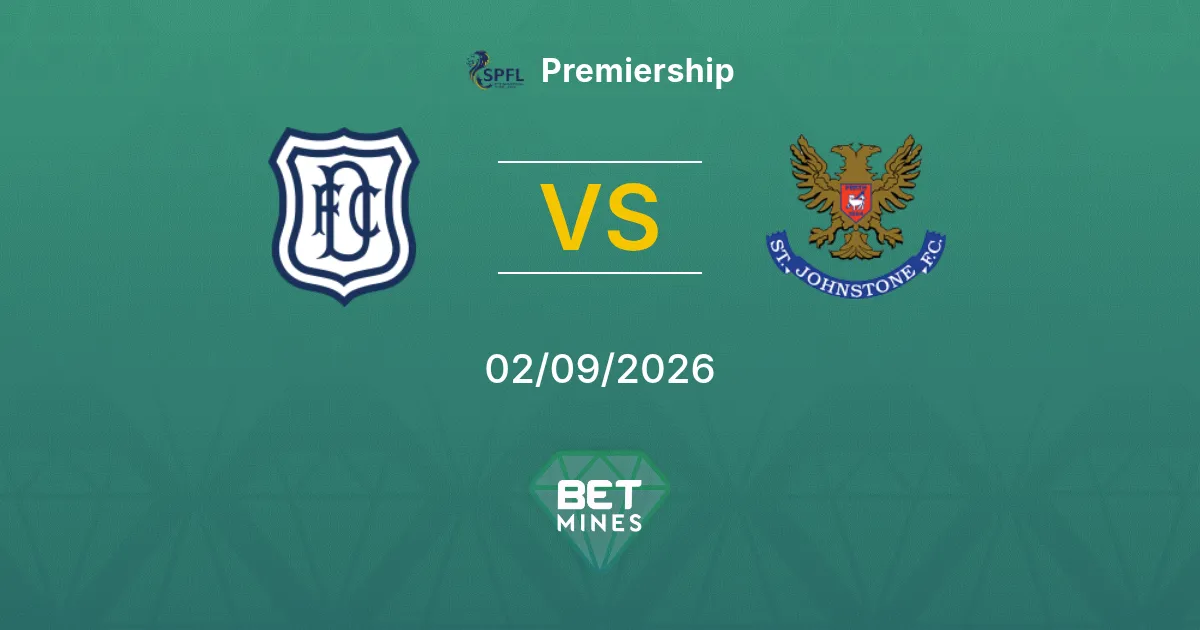 Pronóstico Dundee vs St. Johnstone: Previa y Análisis del Partido | Premiership 02-09-2026