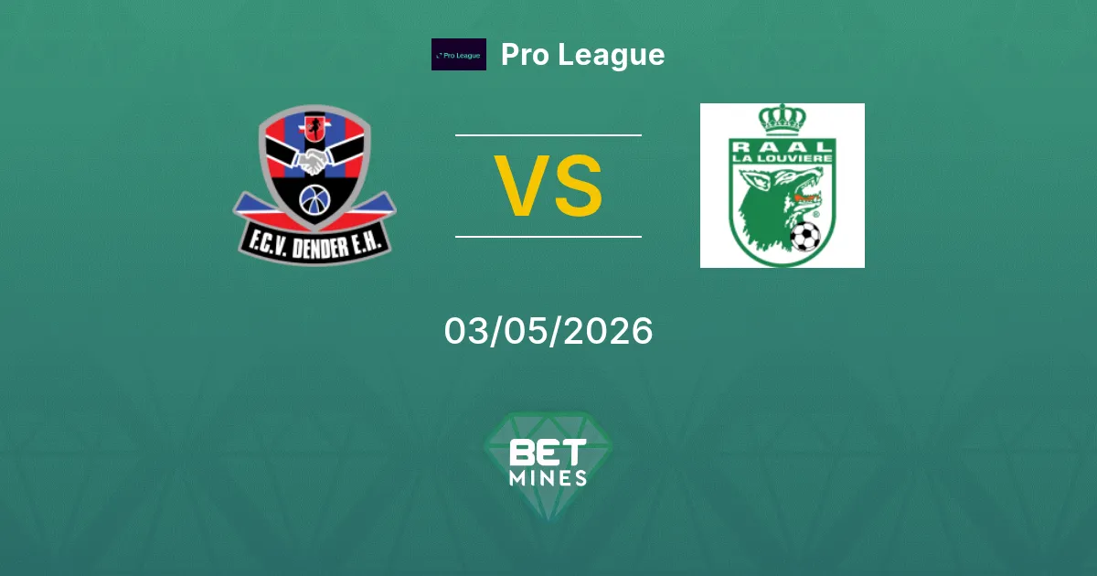Dender vs La Louvière Pronostico: Anteprima e Analisi della Partita | Pro League 03-05-2026