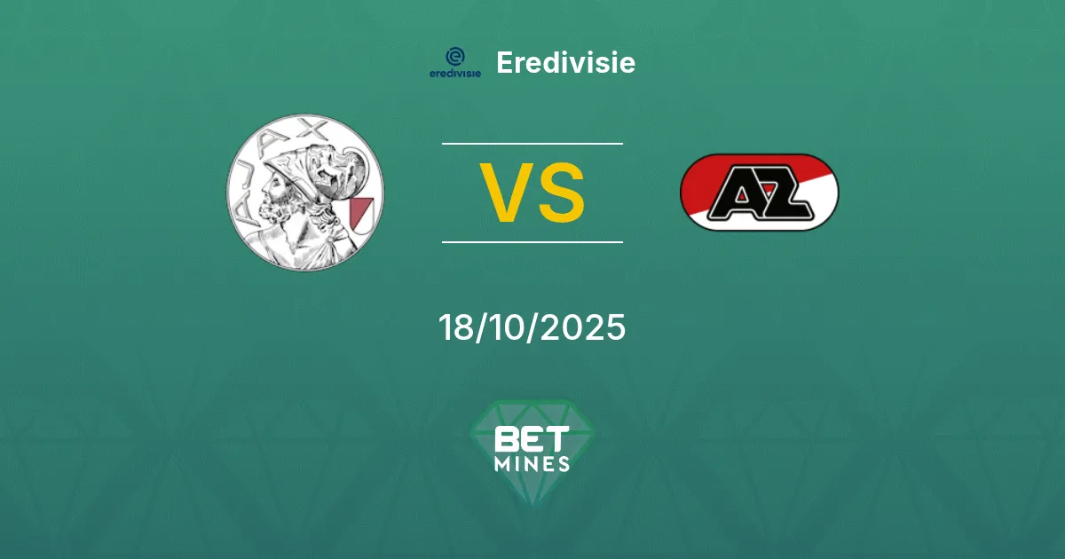 Ajax vs AZ Pronostico: Anteprima e Analisi della Partita | Eredivisie 18-10-2025