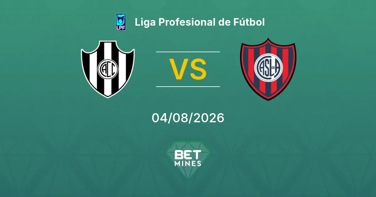 Pronostic Central Córdoba SdE vs San Lorenzo : Aperçu et Analyse du Match | Liga Profesional de Fútbol 04-08-2026