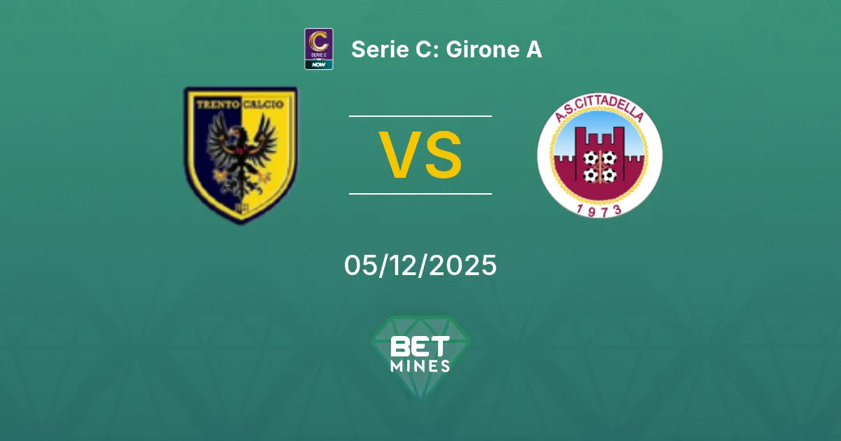 Trento Calcio 1921 vs Cittadella Prediction: Match Preview and Analysis | Serie C: Girone A 05-12-2025