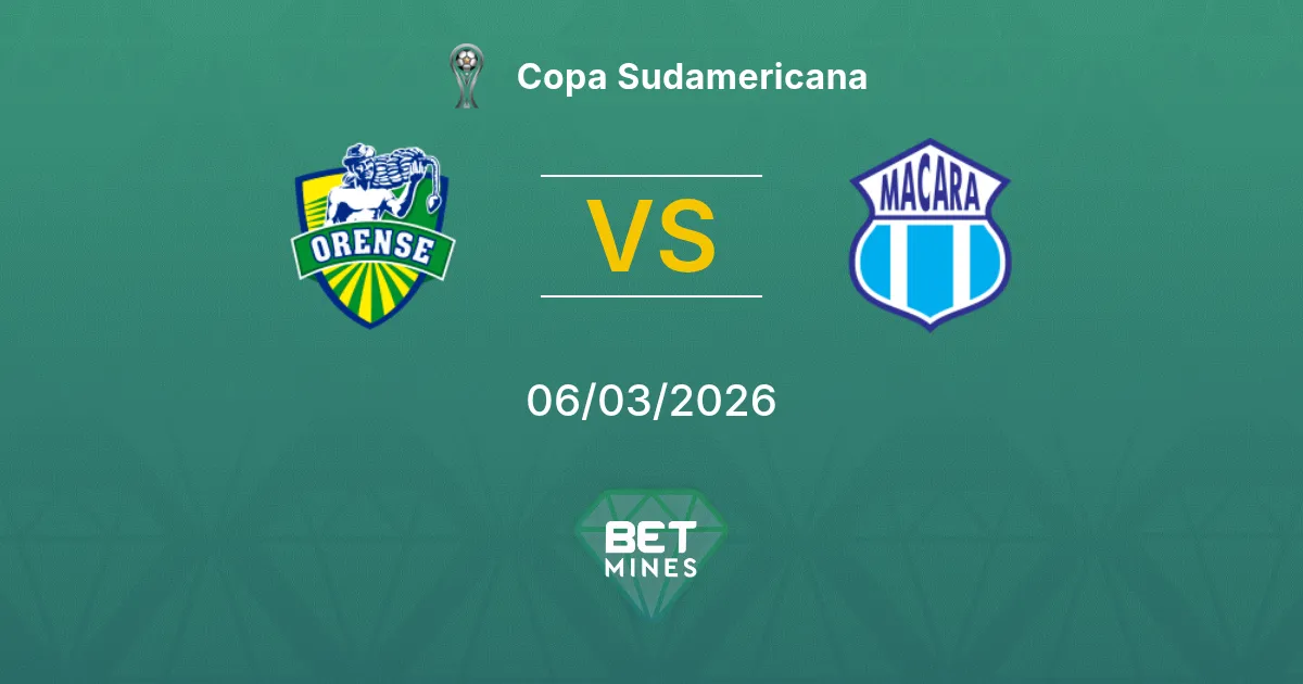 Orense vs Macará Prediction: Match Preview and Analysis | Copa Sudamericana 06-03-2026