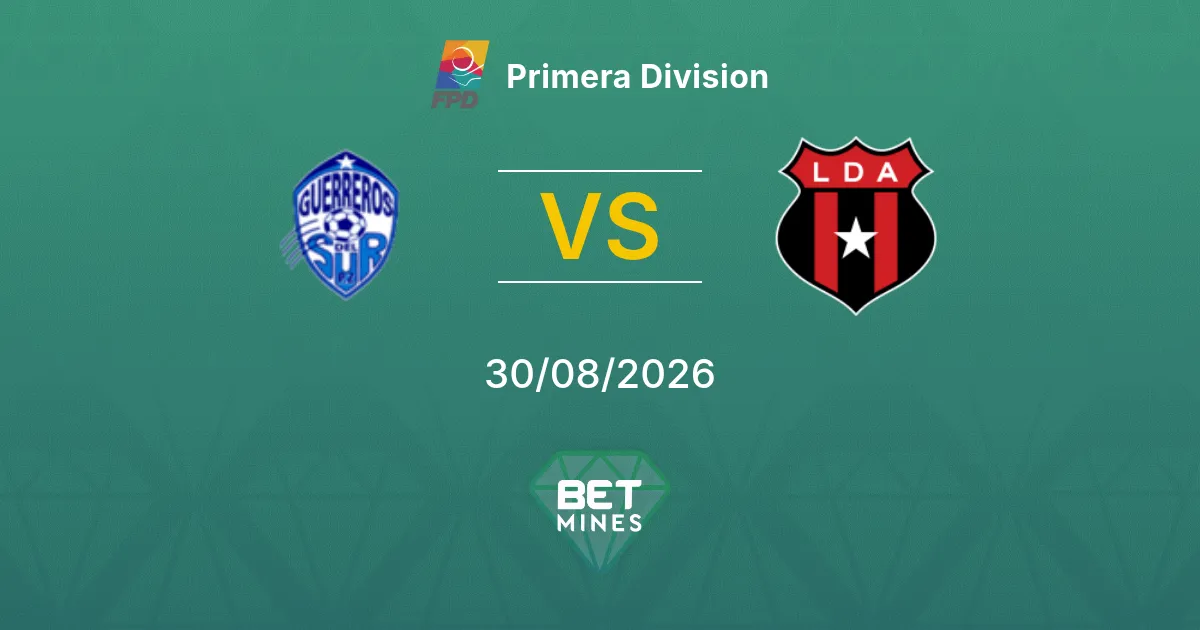 Palpite Pérez Zeledón x Alajuelense: Prévia e Análise da Partida | Primera División 30-08-2026