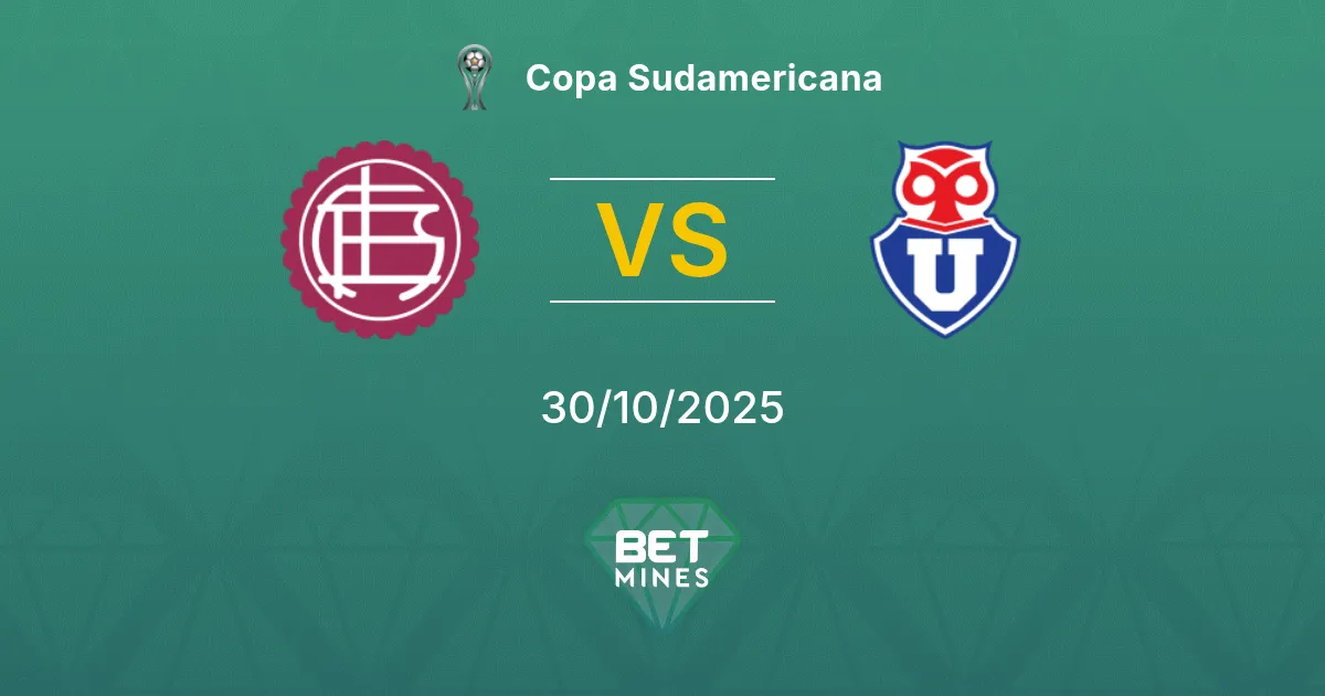 Lanús vs Universidad Chile Prediction: Match Preview and Analysis | Copa Sudamericana 30-10-2025