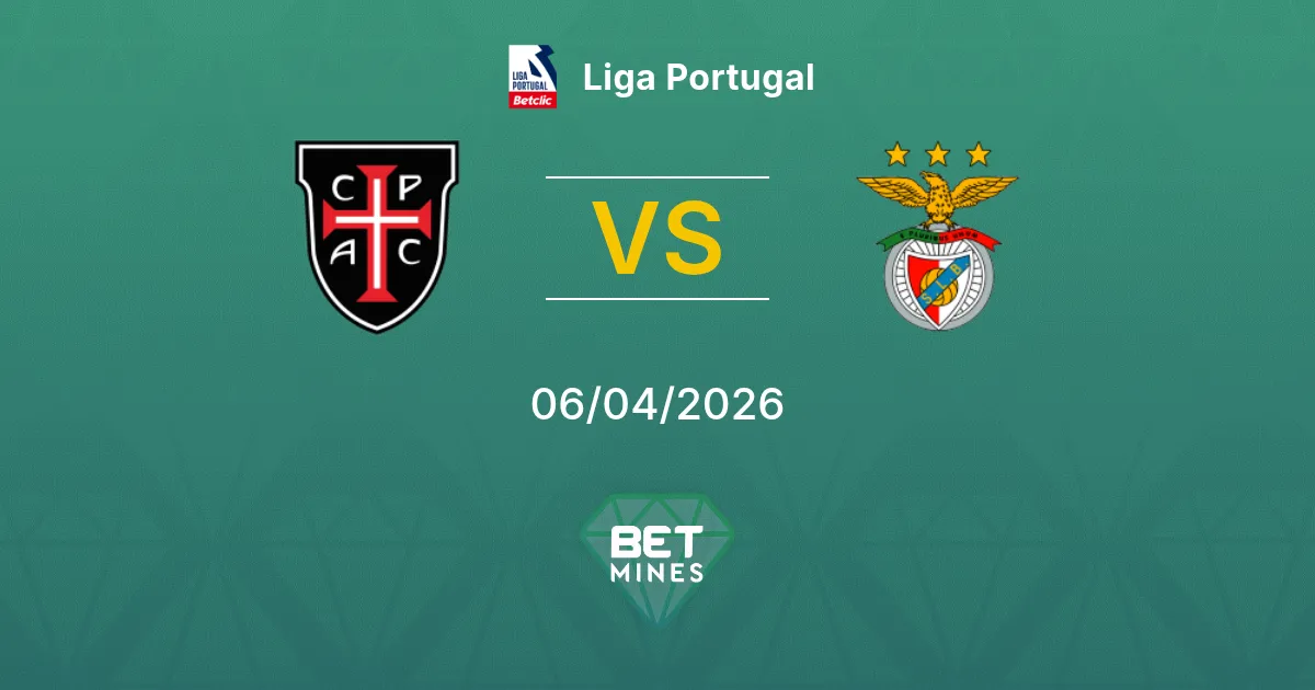 Casa Pia vs Benfica Pronóstico: Previa y Análisis del Partido | Liga Portugal 06-04-2026