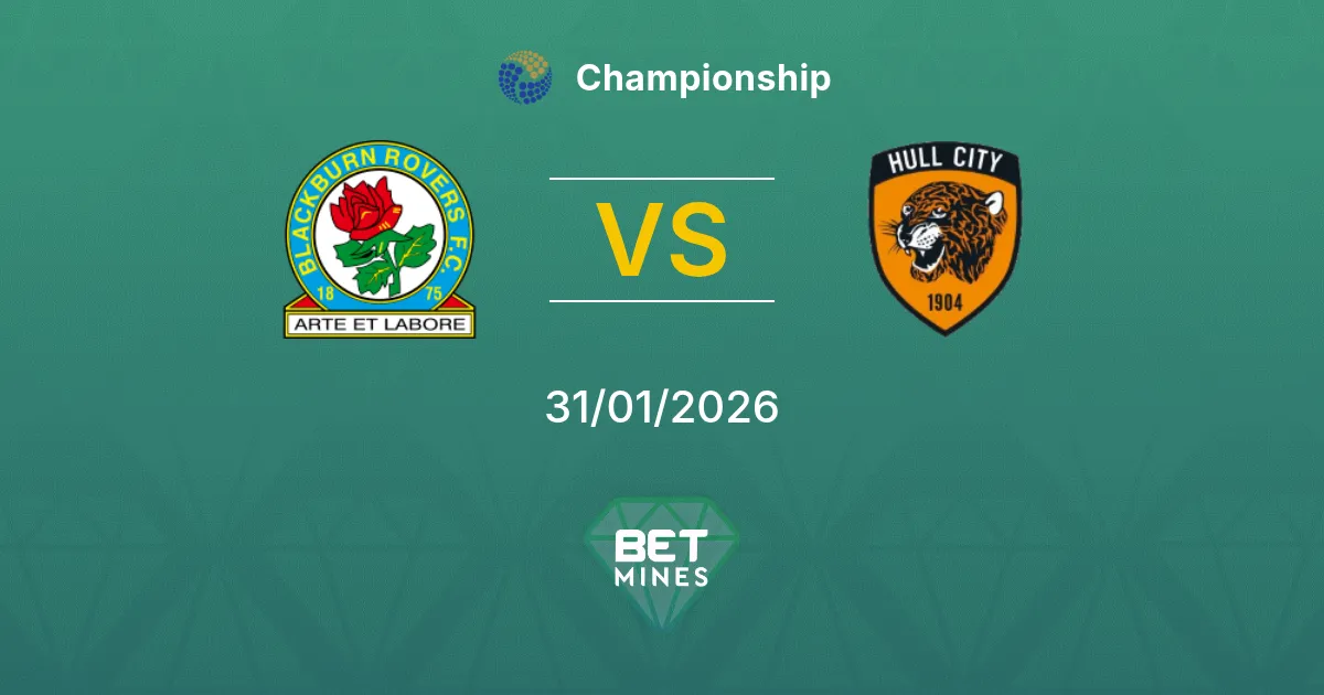 Blackburn Rovers vs Hull City Prediction: Match Preview and Analysis | Championship 31-01-2026