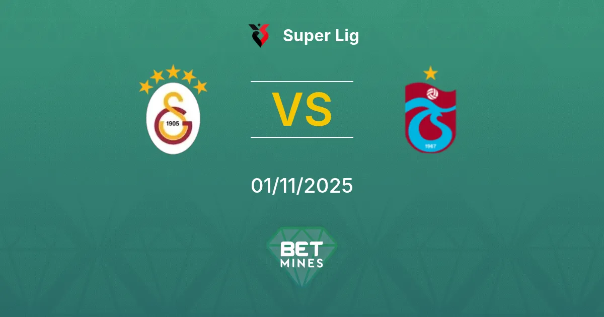 Galatasaray vs Trabzonspor Prediction: Match Preview and Analysis | Super Lig 01-11-2025