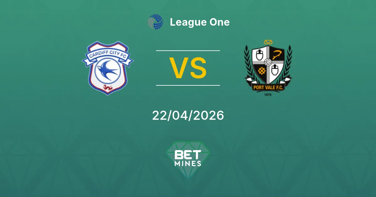 Cardiff City vs Port Vale Pronostico: Anteprima e Analisi della Partita | League One 22-04-2026
