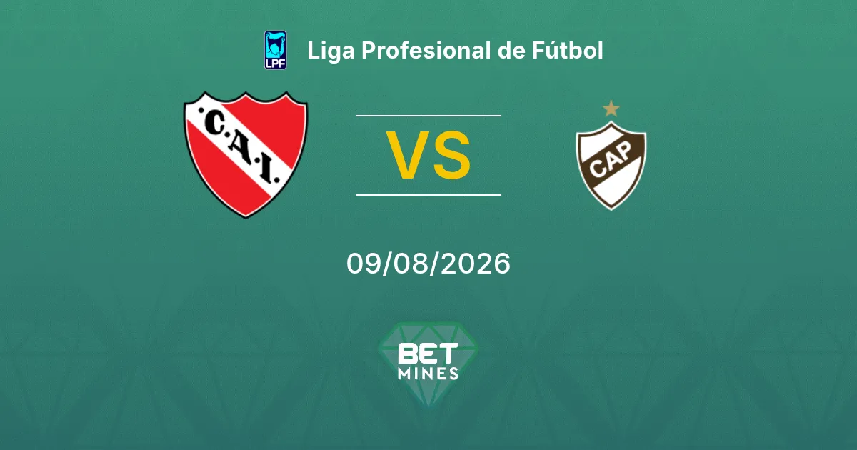 Palpite Independiente x Platense: Prévia e Análise da Partida | Liga Profesional de Fútbol 09-08-2026