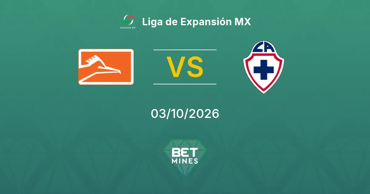 Correcaminos UAT vs Cruz Azul Hidalgo Pronóstico: Previa y análisis del partido | Liga de Expansión MX 03-10-2026