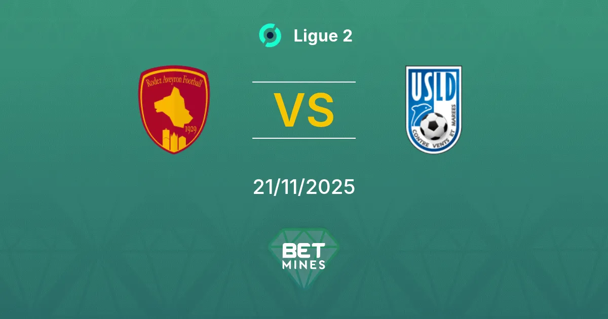 Rodez vs Dunkerque Pronóstico: Previa y Análisis del Partido | Ligue 2 21-11-2025